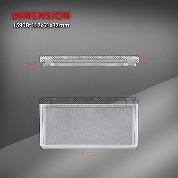 Amazon.com: DaierTek 1590B Stomp Box Guitar Pedal Enclosure